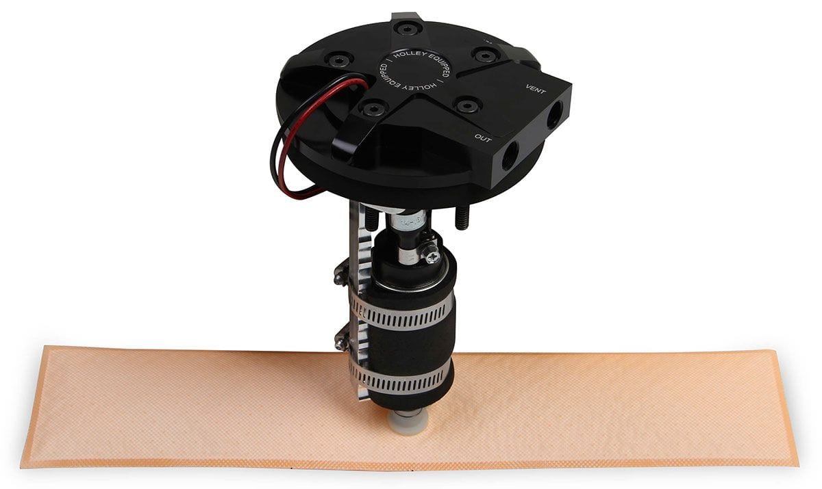 HOLLEY 255 LPH, 550HP EFI Or 700HP Carb @ 60 PSI Holley Retrofit Intank Fuel Module - Returnless HO12-131 SR