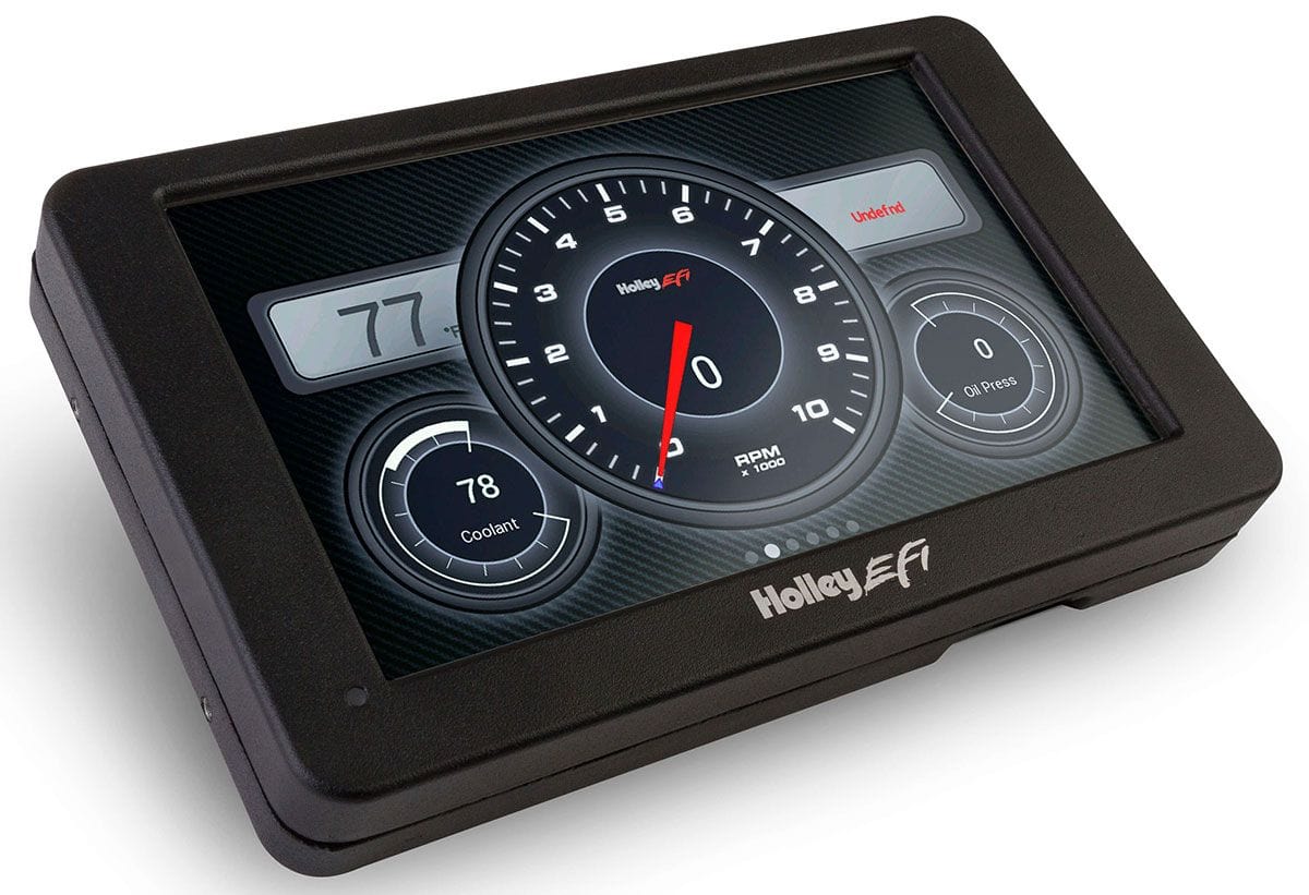 HOLLEY 7" Digital Dash, Compact & Fully Customizable Holley Stand Alone Digital Dash Kit HO553-109 SR