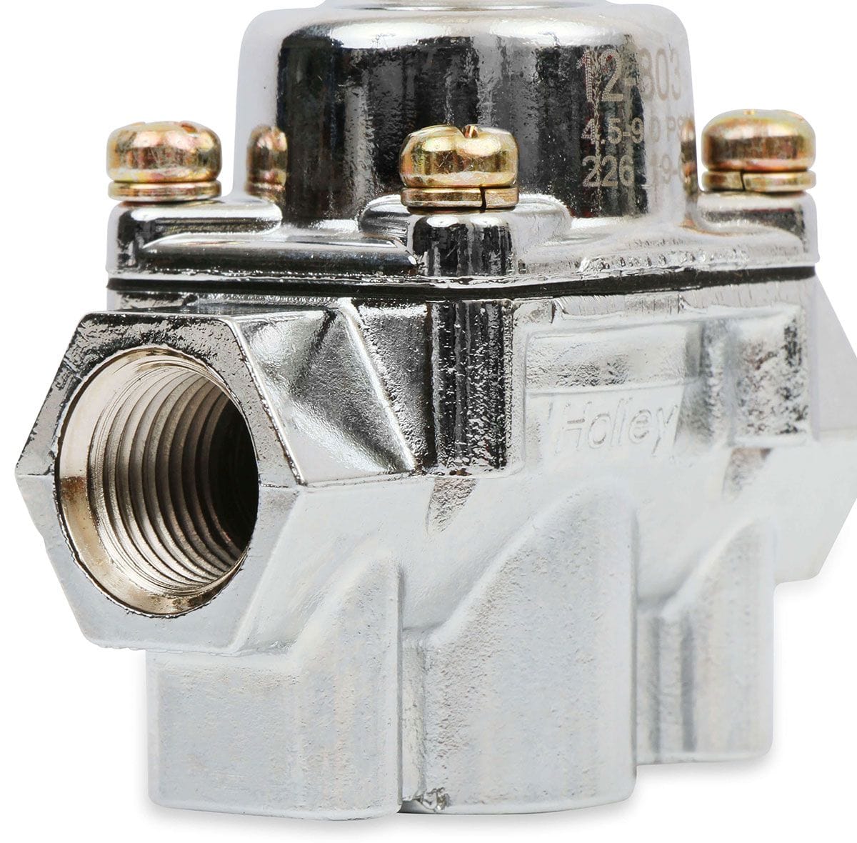 HOLLEY Adjustable From 4.5 Psi To 9 Psi, Suit Carburettor Application Only Holley Holley Blue 2-Port Regulator HO12-803 SR