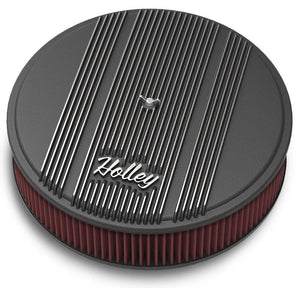 Holley Vintage Series Finned Aluminium Air Cleaner HO120-153