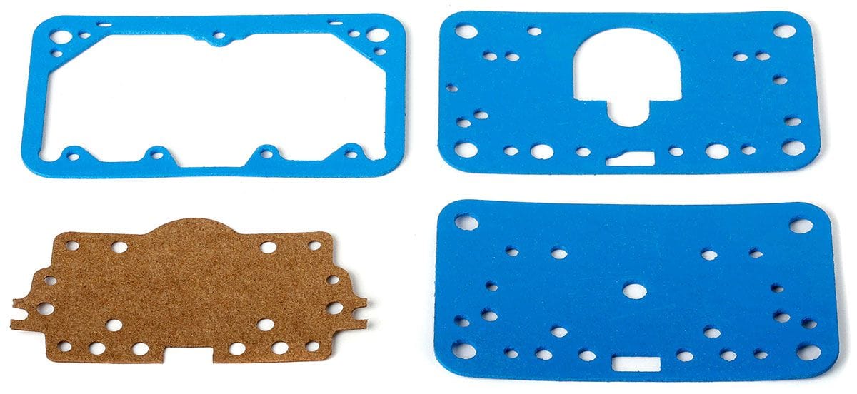 HOLLEY Fits Holley 4160 Series with Accelerator Pump Transfer Tube, Blue Non Holley Metering Block/Fuel Bowl Gasket Kit HO108-202 SR