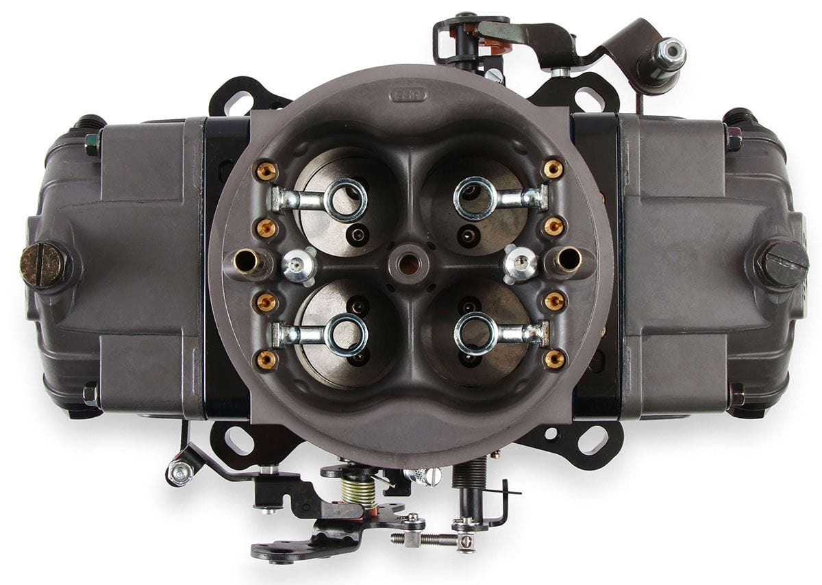 Holley Hardcore Grey with Black Billet Metering Blocks & Base Plates Holley 650cfm Ultra XP Aluminium E85 Carburettor HO0-80842HBX SR