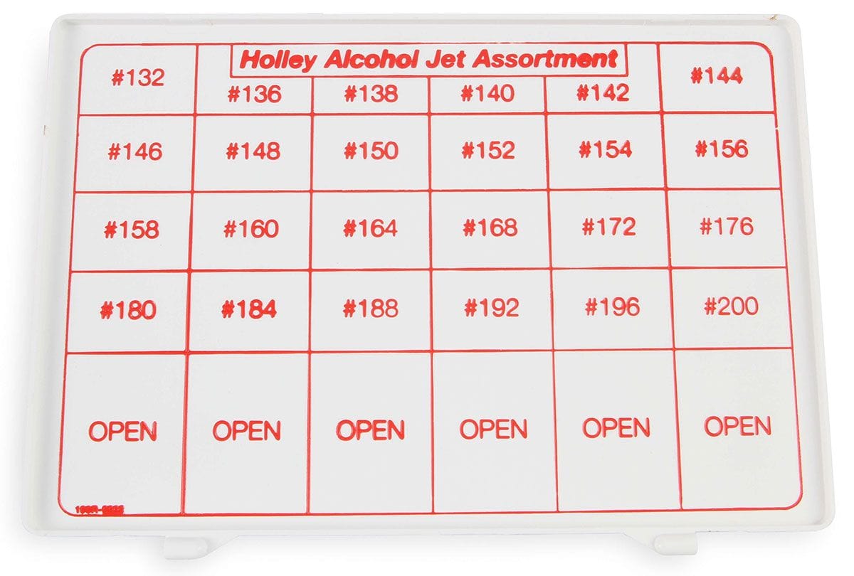 HOLLEY Holley Alcohol Jet Kit Standard Length; 5/16-32 Thread HO36-201 SR