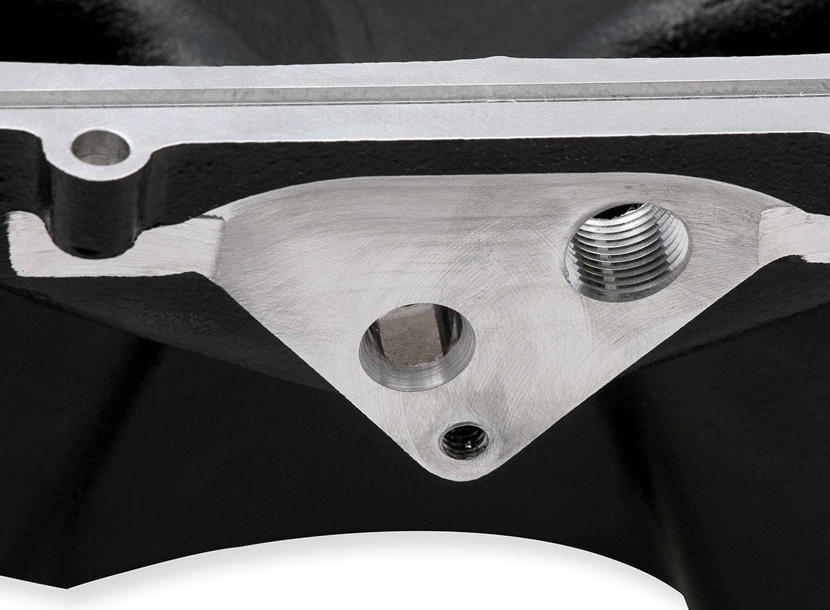HOLLEY Manifold Base Only Suit EFI Application Holley LS1/LS2/LS6 Hi-Ram Intake Manifold - Black HO300-227BK SR