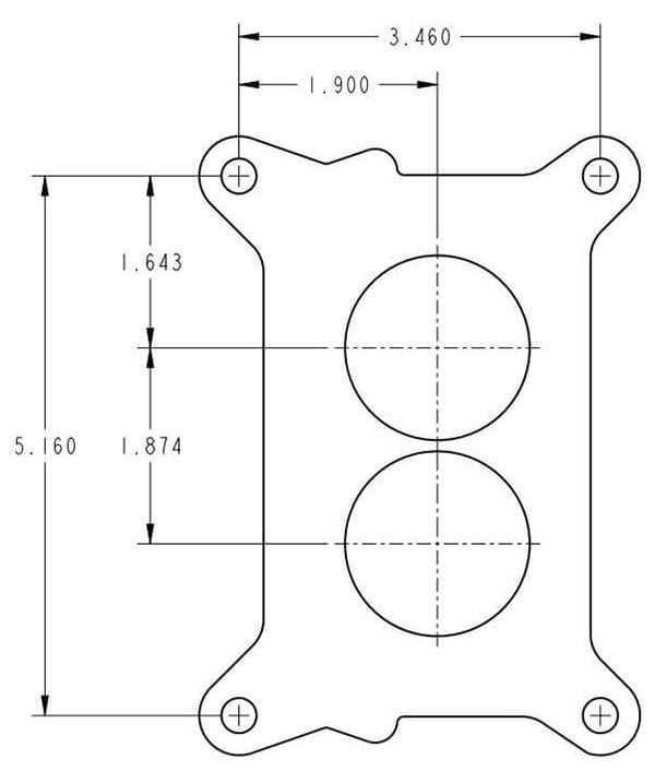HOLLEY No Choke. 2300 Series Holley 350 CFM 2-Barrel Keith Dorton HP Series Race Carburettor HO0-80787-1 SR