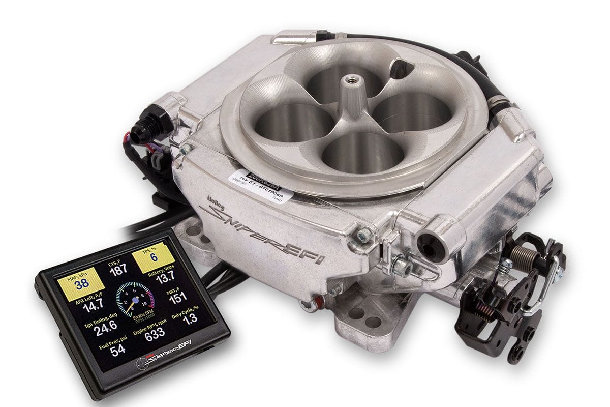 HOLLEY Sniper EFI XFLow 4BBL Self Tuning System, Polished Holley HO550-544 SR