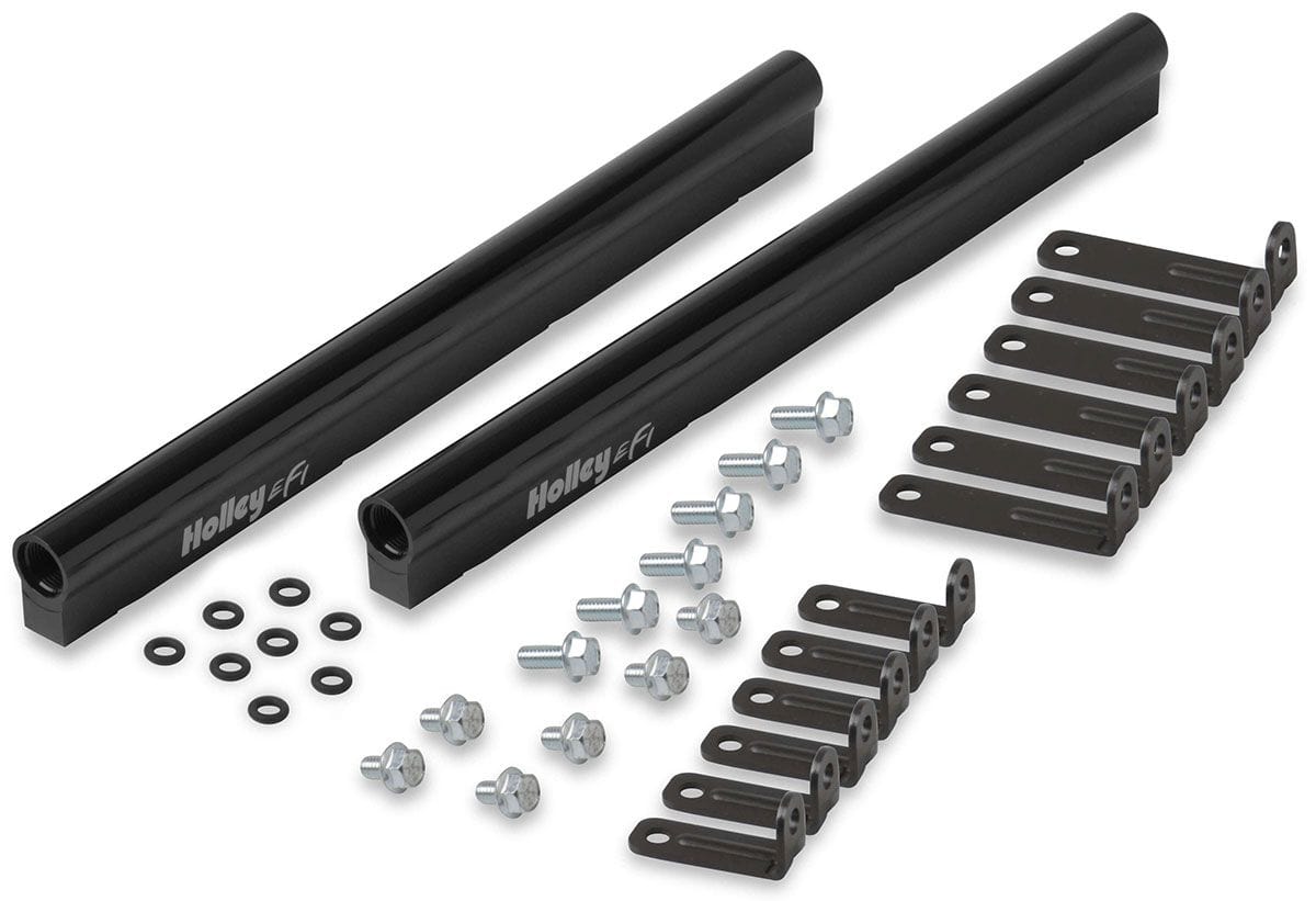 HOLLEY Suit HO300-136 LS3/L92 Single Plane Manifold Holley LS Fuel Rails HO534-218 SR