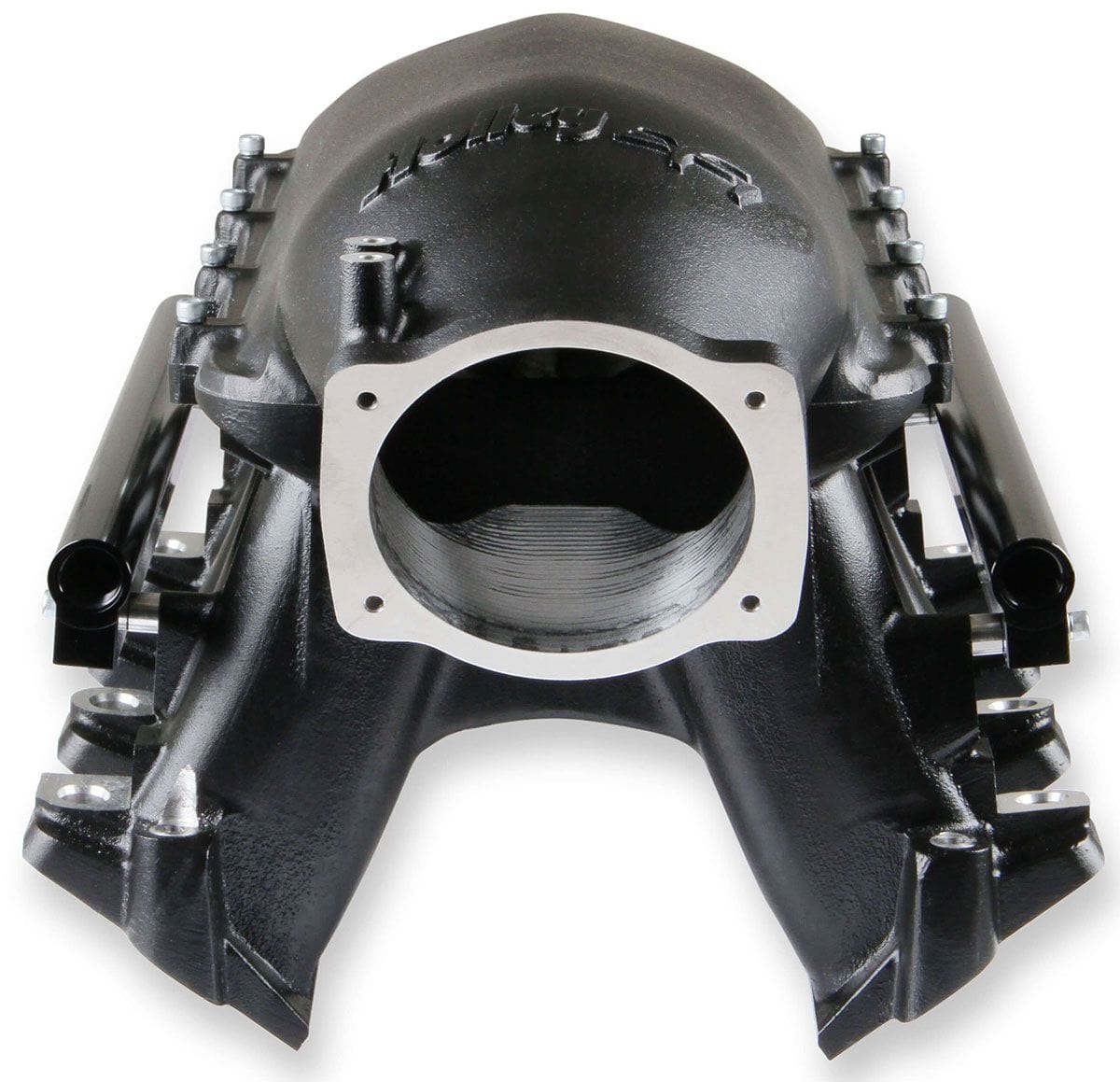 HOLLEY Suit Single GM LS 102mm Throttle Bod Holley LS1/LS2/LS6 Hi-Ram Intake Manifold - Black HO300-123BK SR