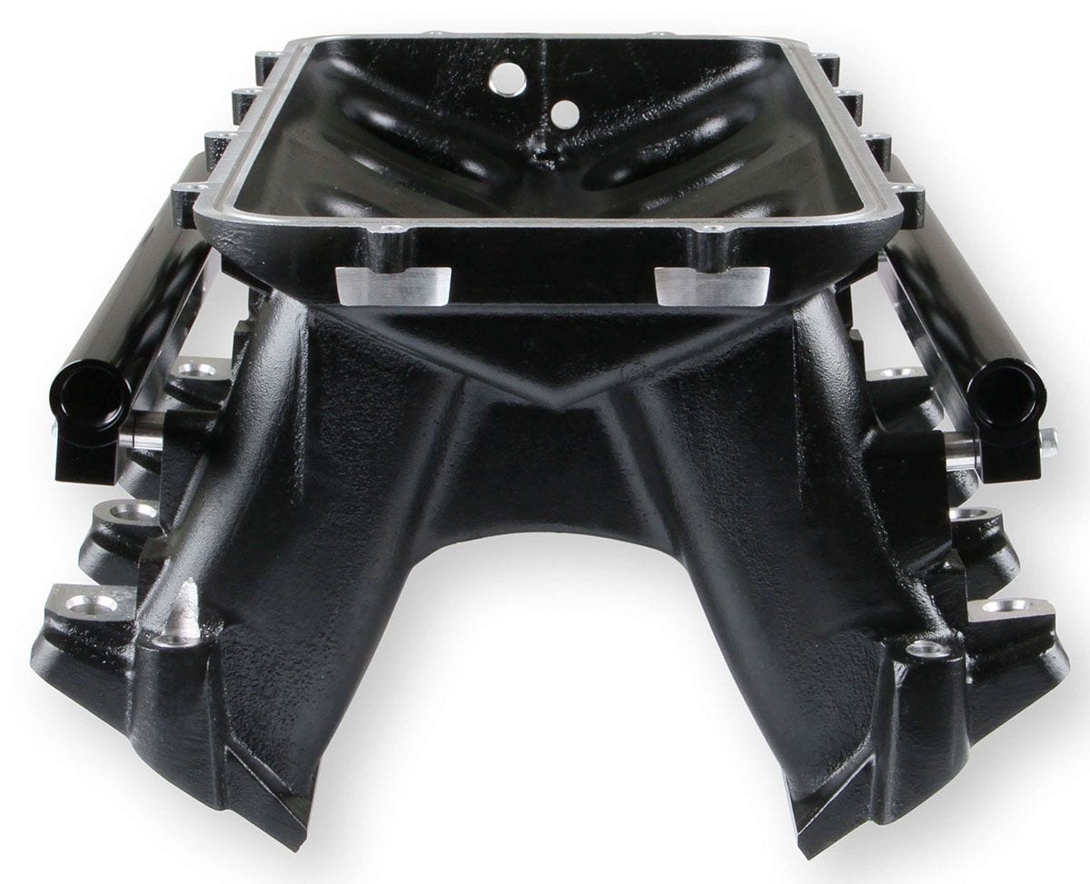 HOLLEY Suit Single GM LS 105mm Throttle Body Holley LS3/L92 Hi-Ram Intake Manifold - Black HO300-117BK SR