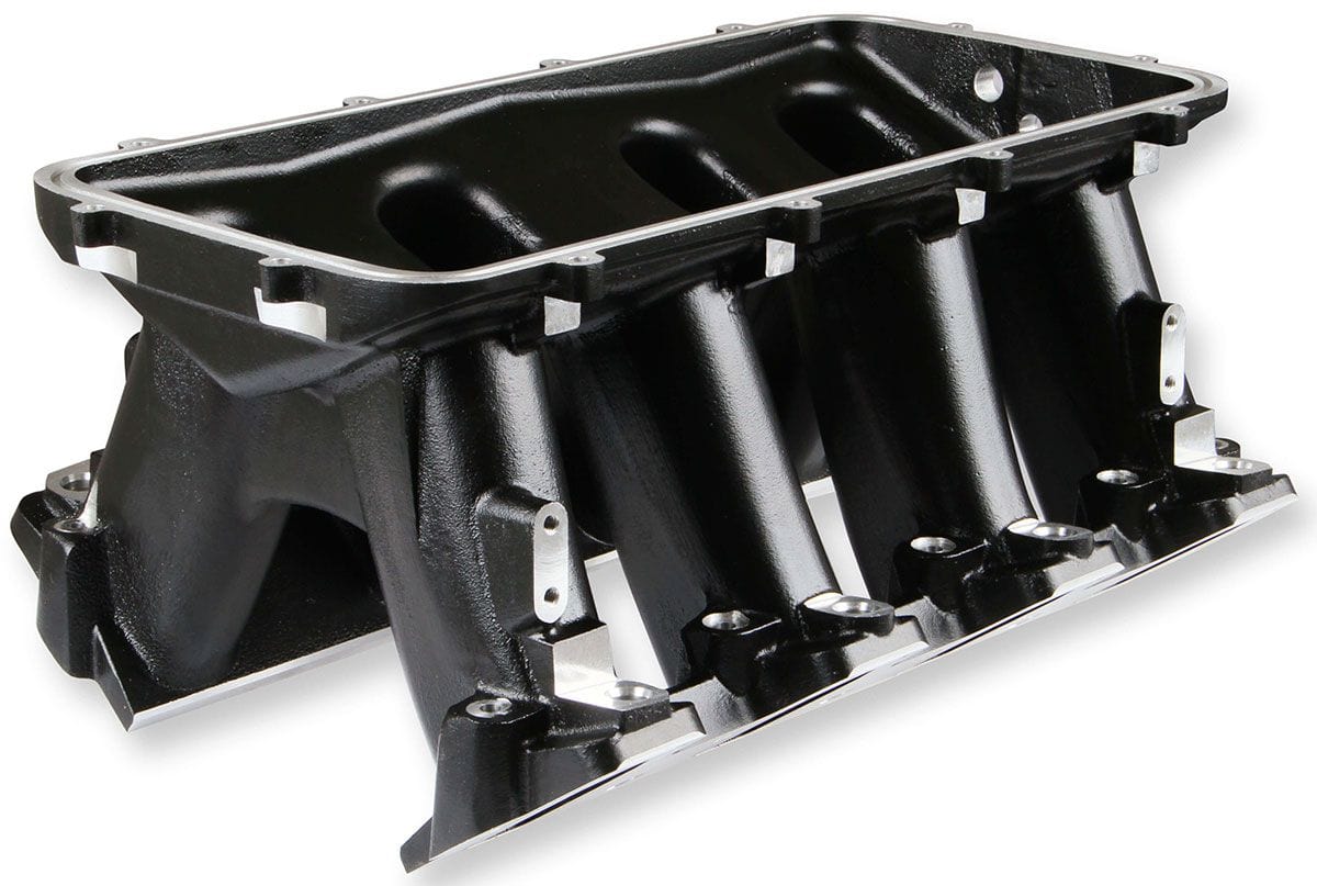 HOLLEY Suit Single GM LS 105mm Throttle Body Holley LS3/L92 Hi-Ram Intake Manifold - Black HO300-117BK SR