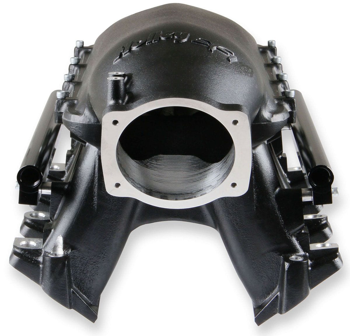 HOLLEY Suit Single GM LS 92mm Throttle Bod Holley LS1/LS2/LS6 Hi-Ram Intake Manifold - Black HO300-122BK SR
