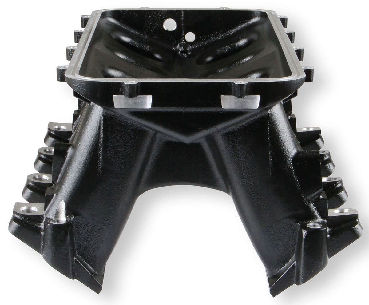 HOLLEY Suit Single GM LS 92mm Throttle Bod Holley LS1/LS2/LS6 Hi-Ram Intake Manifold - Black HO300-122BK SR