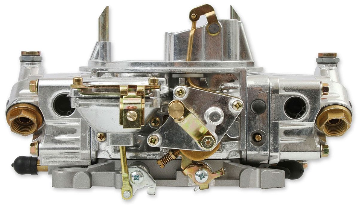 HOLLEY Vacuum Secondary. Manual Choke. 4160 Series Holley 750 CFM 4-Barrel Street Carburettor (Silver) HO0-3310S SR