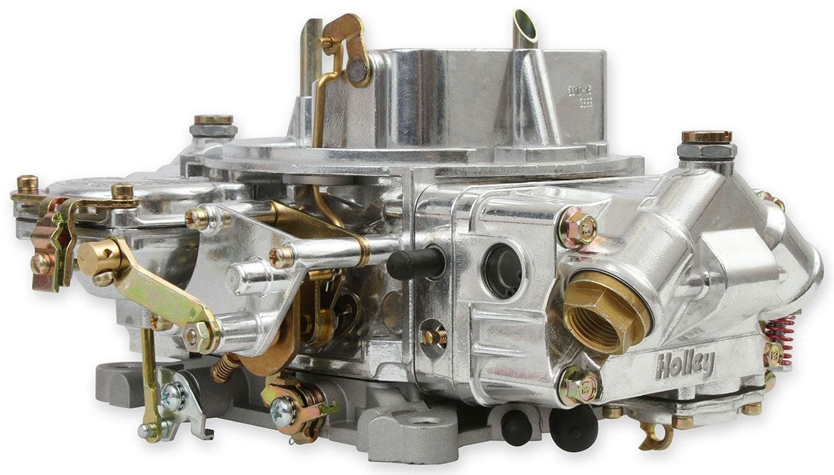 HOLLEY Vacuum Secondary. Manual Choke. 4160 Series Holley 750 CFM 4-Barrel Street Carburettor (Silver) HO0-3310S SR