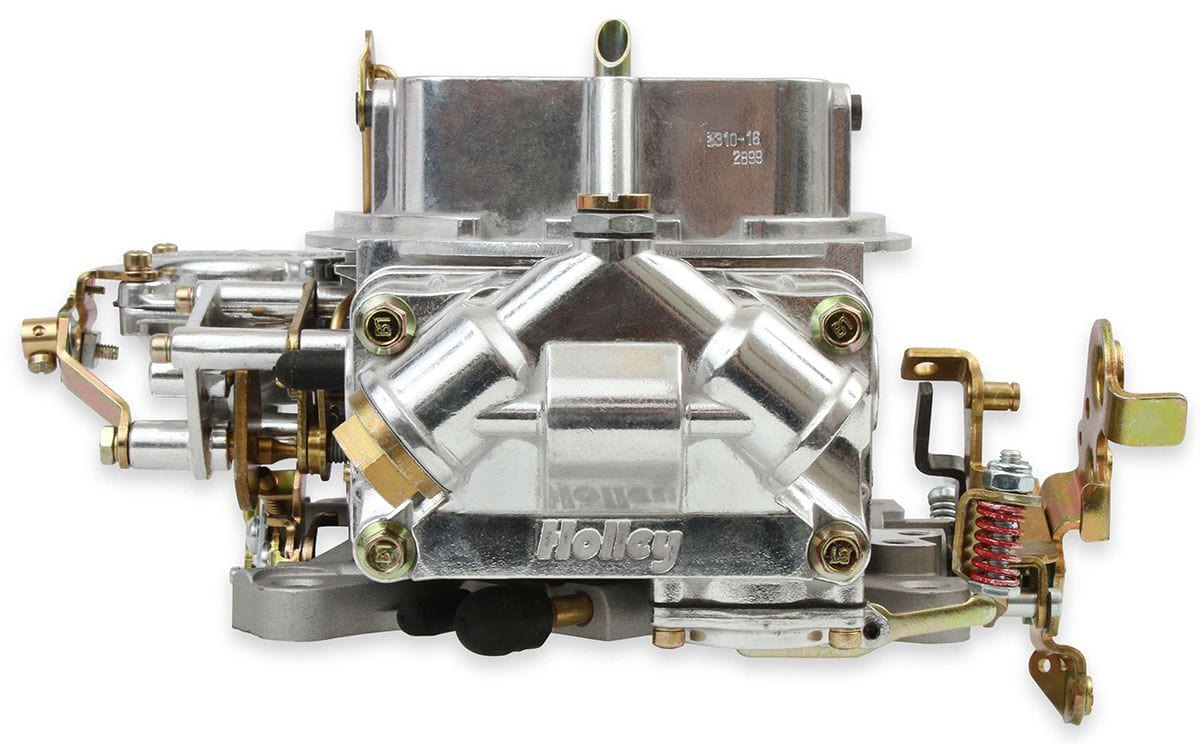 HOLLEY Vacuum Secondary. Manual Choke. 4160 Series Holley 750 CFM 4-Barrel Street Carburettor (Silver) HO0-3310S SR