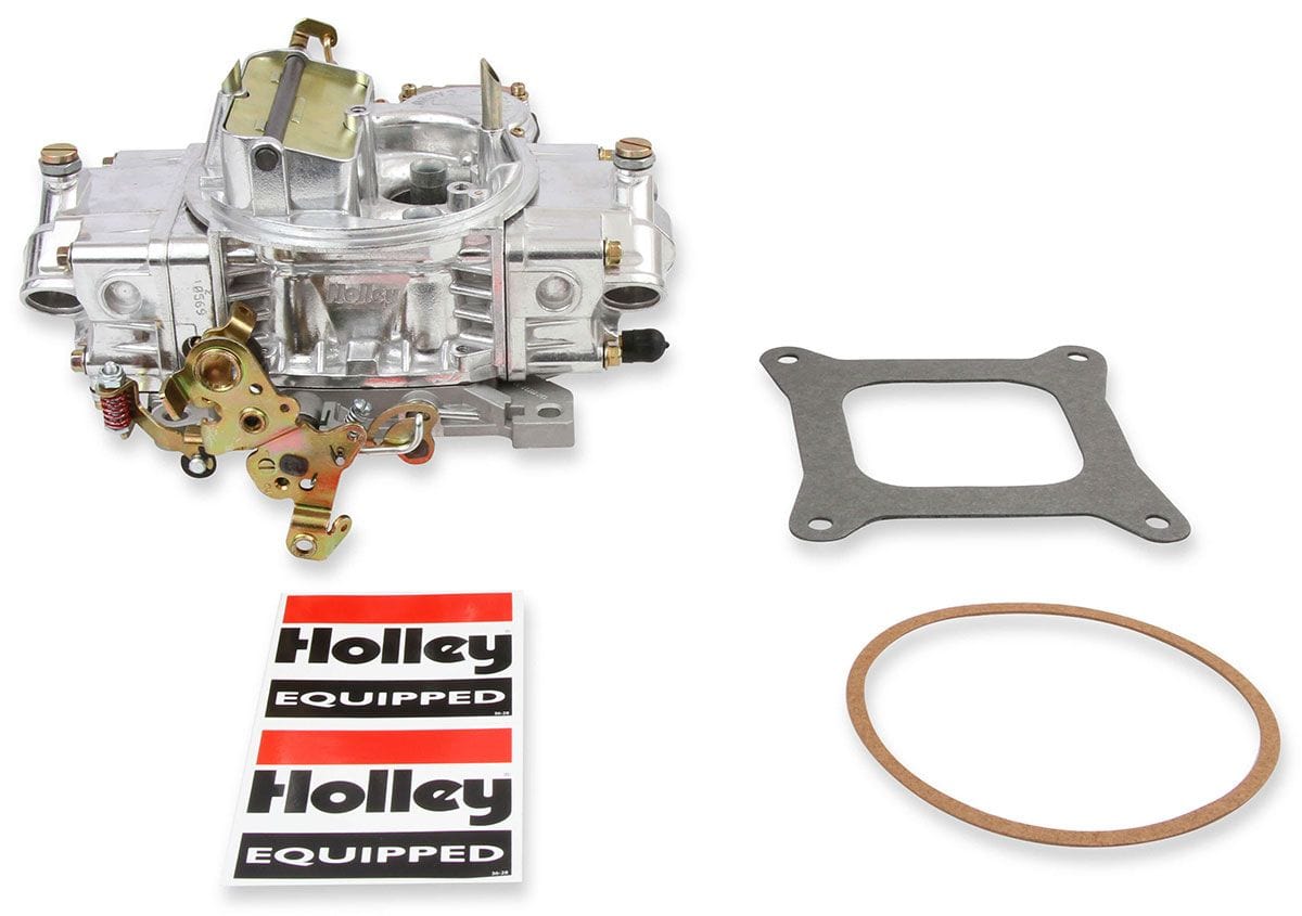 HOLLEY Vacuum Secondary. Manual Choke. 4160 Series Holley 750 CFM 4-Barrel Street Carburettor (Silver) HO0-3310S SR