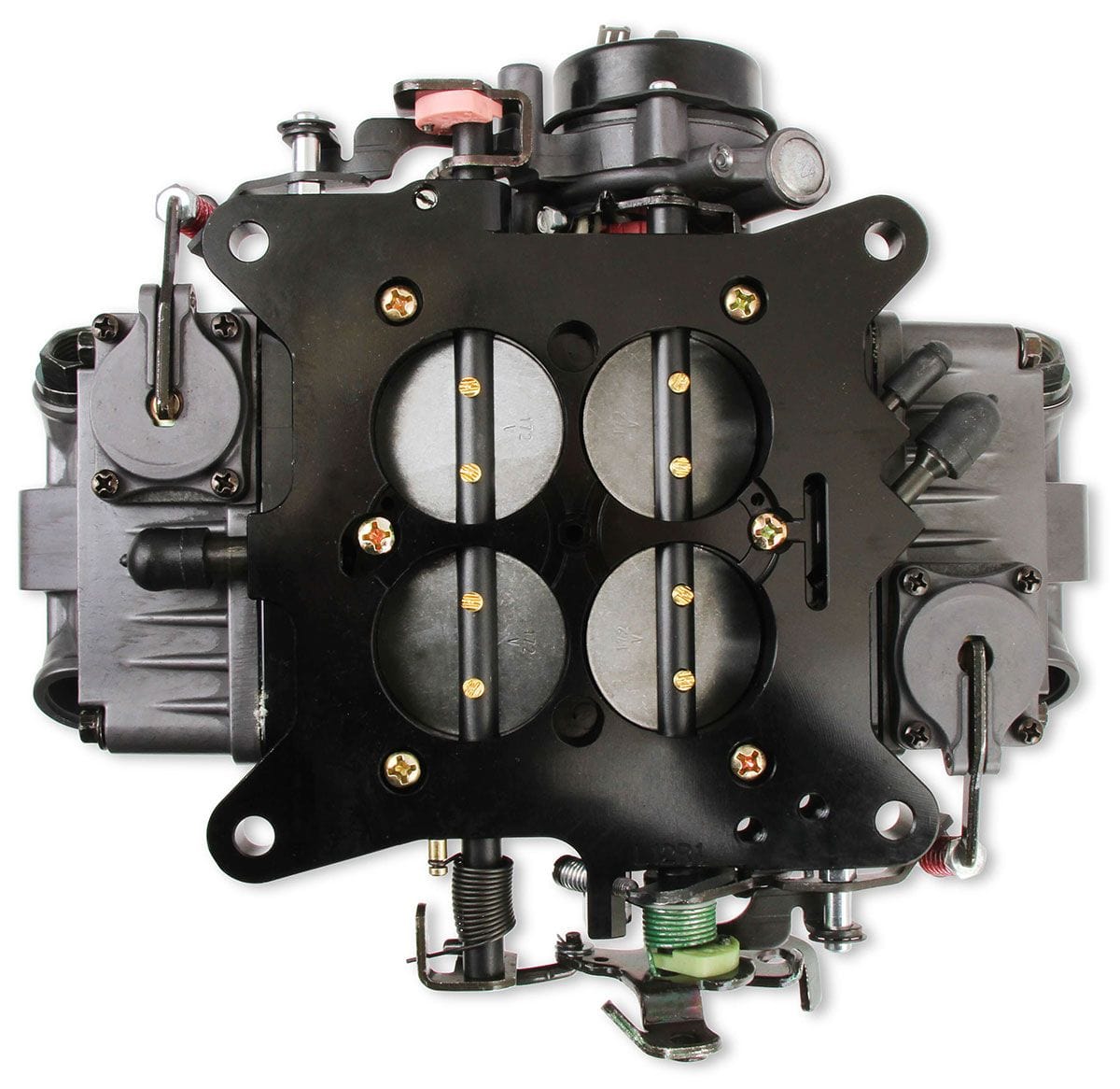 HOLLEY With Electric Choke Holley 650 CFM Ultra Double Pumper 4-Barrel Carburettor - Hard Core Grey HO0-76650HB SR