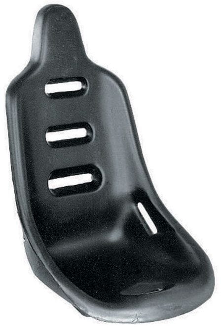 JAZ Black Finish. (30.25" High x 19" Wide) Jaz Products Mini Pro Stock Poly Seat JAZ100-110-01 SR