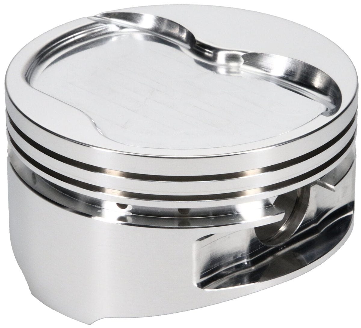 JE 347 c.i., 4.030" bore, 3.400" stroke, 5.400" rod length, -22.0cc dome JE Pistons Ford 302W Stroker - Heavy Duty Inverted Dome Forged Piston J170848 SR