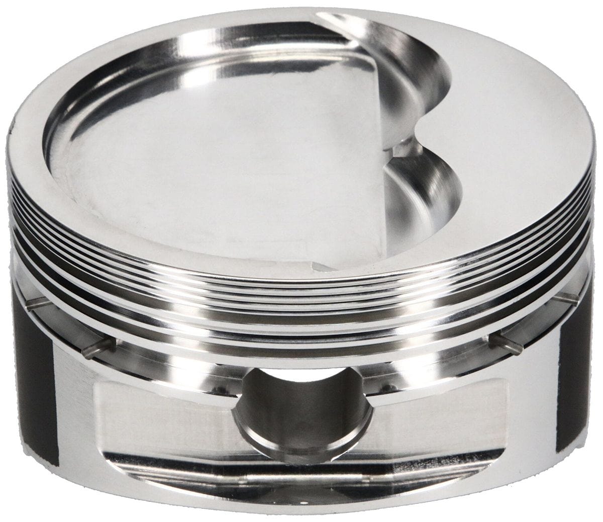 JE 383 c.i., 4.030" bore, 3.750" stroke, 5.700" rod length, -31.0cc dome JE Pistons 350 Small Block Chevy - Extreme Duty 23° Inverted Dome Forged Piston J131631 SR