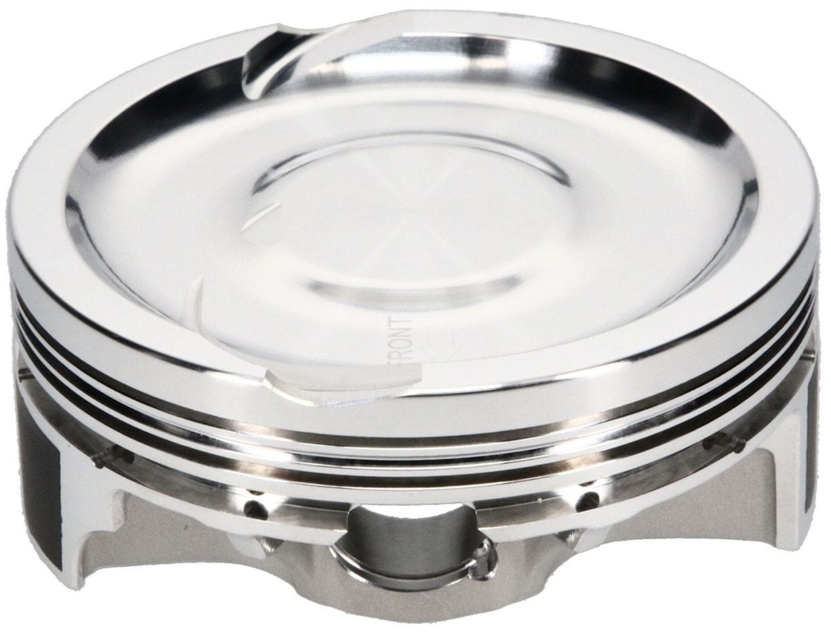 JE 4.030" bore, 4.000" stroke, 6.125" rod length, -8.6cc dome volume JE Pistons LS2 Asymmetrical FSR Dish Top Forged Piston J324063 SR