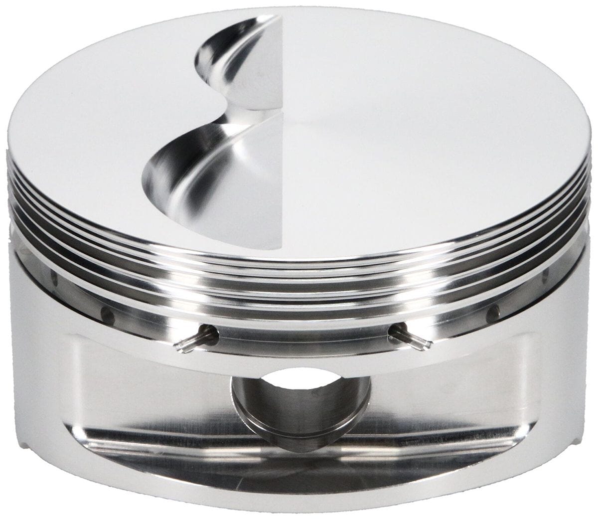 JE Small Block Chevy 355, 4.020", 6.000" rod length, -5.0cc dome volume JE Pistons 350 Small Block Chevy - 23° Standard Flat Top Forged Piston J181915 SR