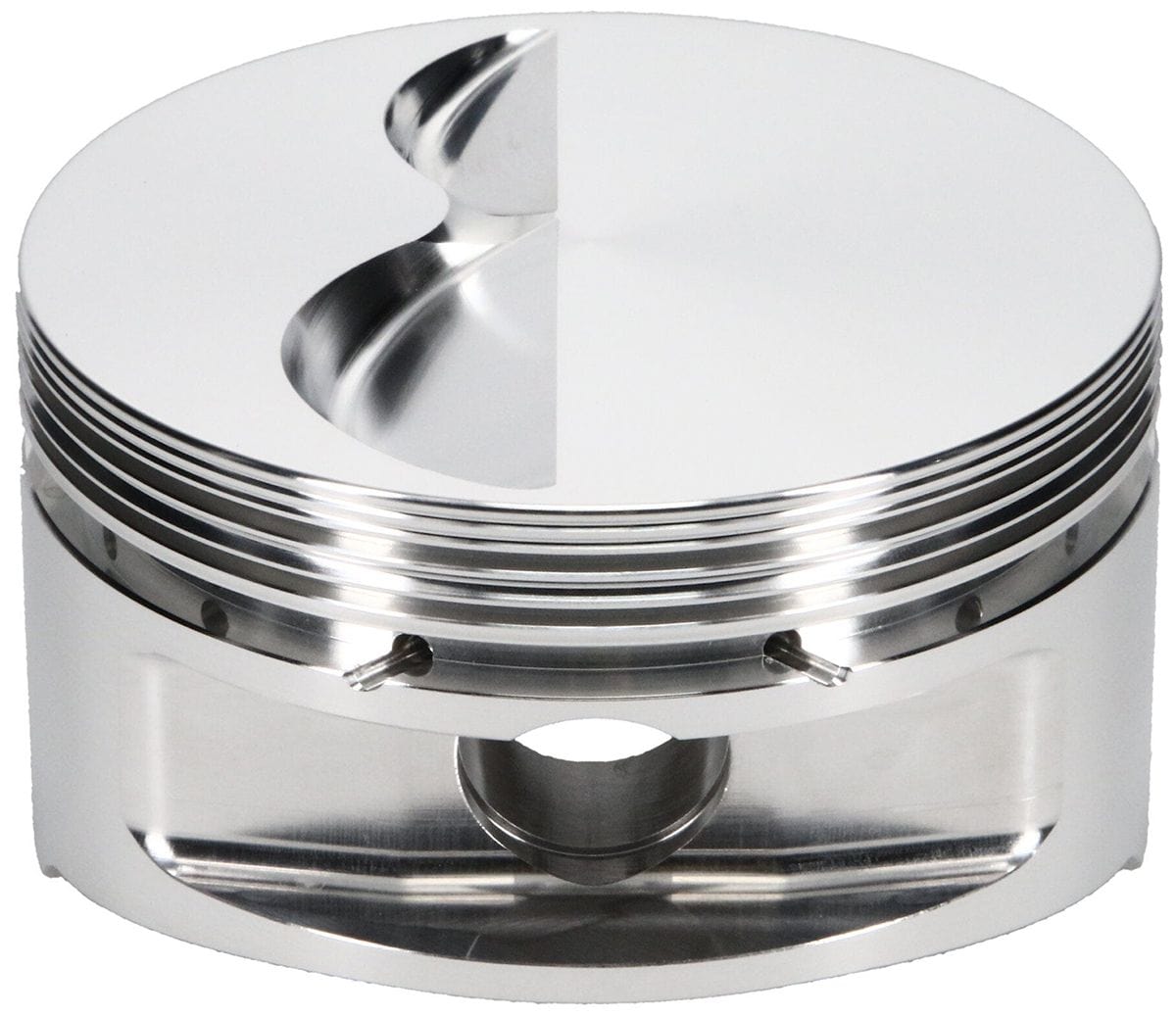 JE Small Block Chevy 359, 4.040", 6.000" rod length, -5.0cc dome volume JE Pistons 350 Small Block Chevy - 23° Standard Flat Top Forged Piston J181918 SR