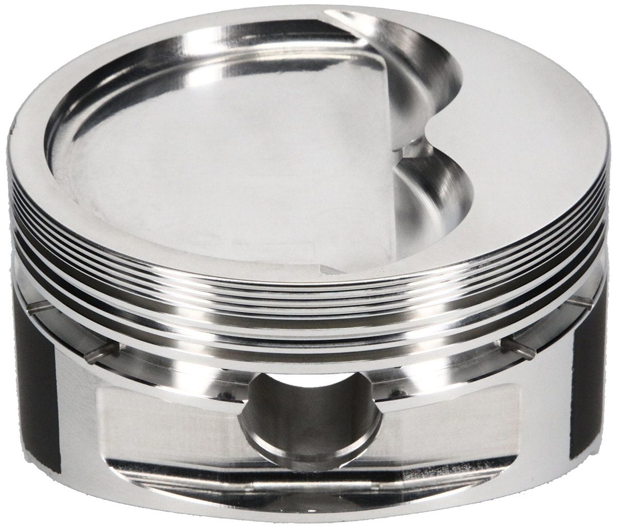JE Small Block Chevy 407, 4.155" bore, 6" rod length, 28cc dish JE Pistons Extreme Duty 23° Inverted Dome Forged Piston J170818 SR