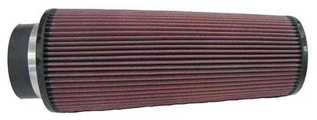 K&N 12 in (305 mm) H x 6 in (152 mm) Base OD x 4.625 in (117 mm) Top OD - KNRE-0860 K&N K&N Universal Clamp On Filter Fits 4 in (102 mm) KNRE-0860 SR
