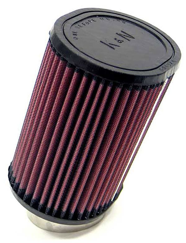 K&N 4 in (102 mm) H x 5.5 in (140 mm) Base OD x 4.5 in (114 mm) Top OD - KNR-1380 K&N K&N Universal Clamp On Filter Fits 2.438 in (62 mm) KNR-1380 SR