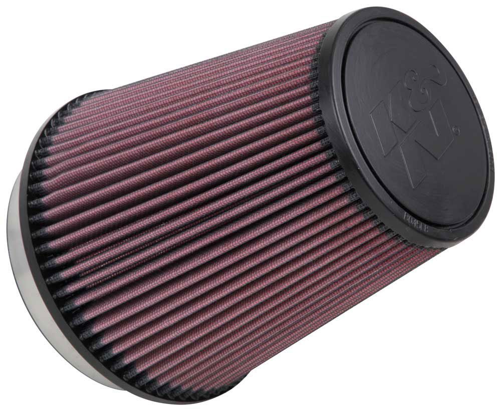 K&N 7 in (178 mm) H x 6.5 in (165 mm) Base OD x 4.375 in (111 mm) Top OD - KNRU-2800 K&N K&N Universal Clamp On Filter Fits 5 in (127 mm) KNRU-2800 SR
