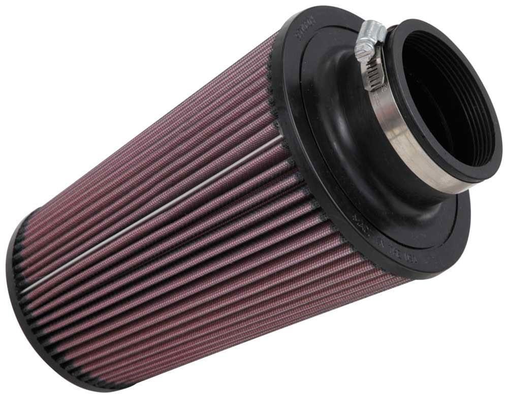 K&N 9 in (229 mm) H x 6 in (152 mm) Base OD x 4.625 in (117 mm) Top OD - KNRE-0810 K&N K&N Universal Clamp On Filter Fits 3 in (76 mm) KNRE-0810 SR