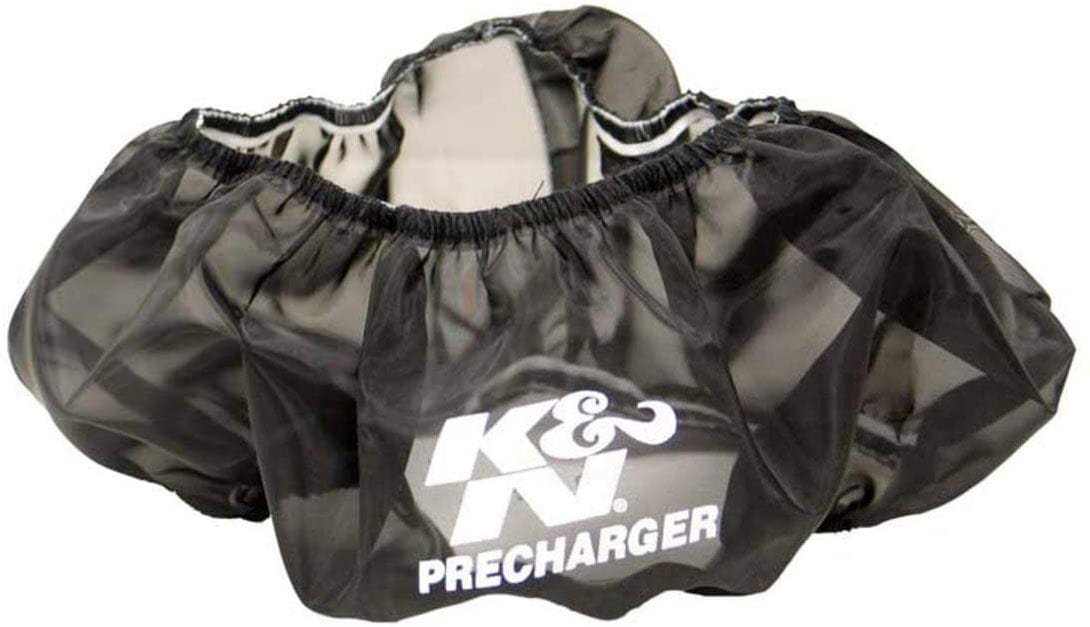 K&N Fits 11 x 4" Filter - KN22-8001PK K&N K&N Black Round Precharger Filter Wrap KN22-8001PK SR