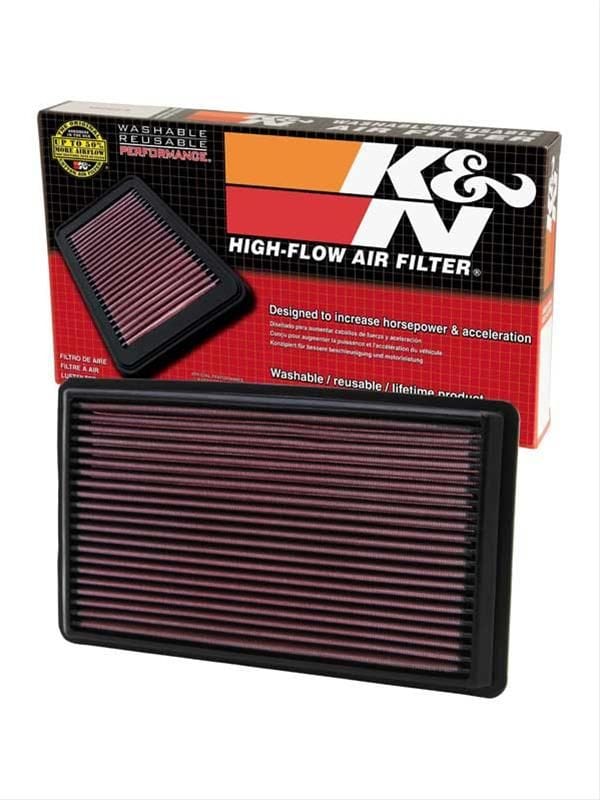K&N Fits 1986-2007 Subaru Impreza, Legacy & Forester - KN33-2232 K&N K&N Replacement Panel Filter (A1413) KN33-2232 SR