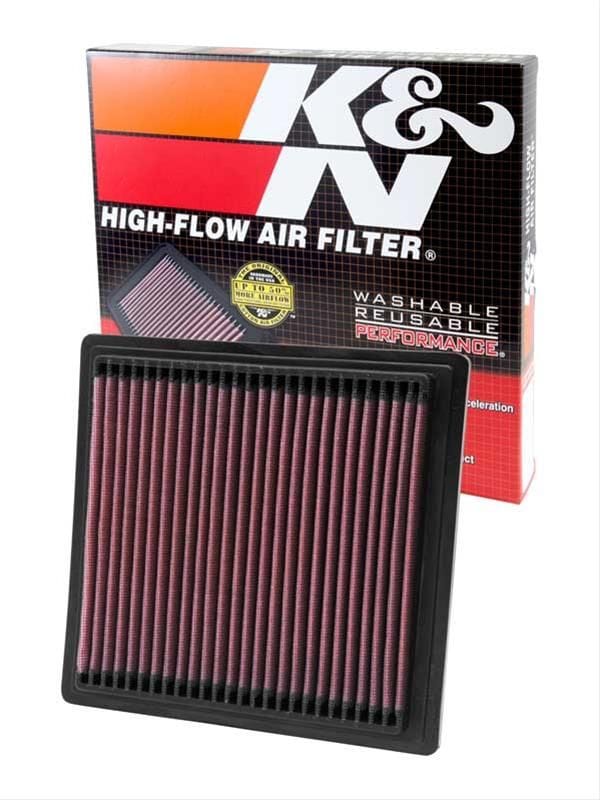K&N Fits 1995-2005 Honda Civic 1.6L & CRV 2.0L - KN33-2104 K&N K&N Replacement Panel Filter (A1310) KN33-2104 SR