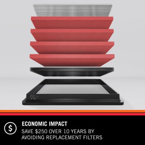 K&N Fits 1995-2006 Kia Sephia, Shuma, Spectra & Carens - KN33-2169 K&N K&N Replacement Panel Filter KN33-2169 SR