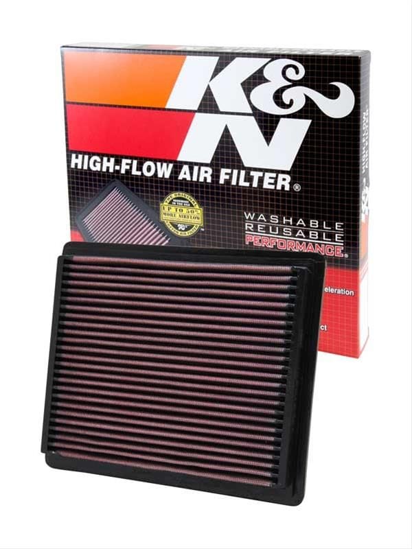 K&N Fits 1997-2011 Ford Ranger & Explorer - KN33-2106-1 K&N K&N Replacement Panel Filter (A1411) KN33-2106-1 SR