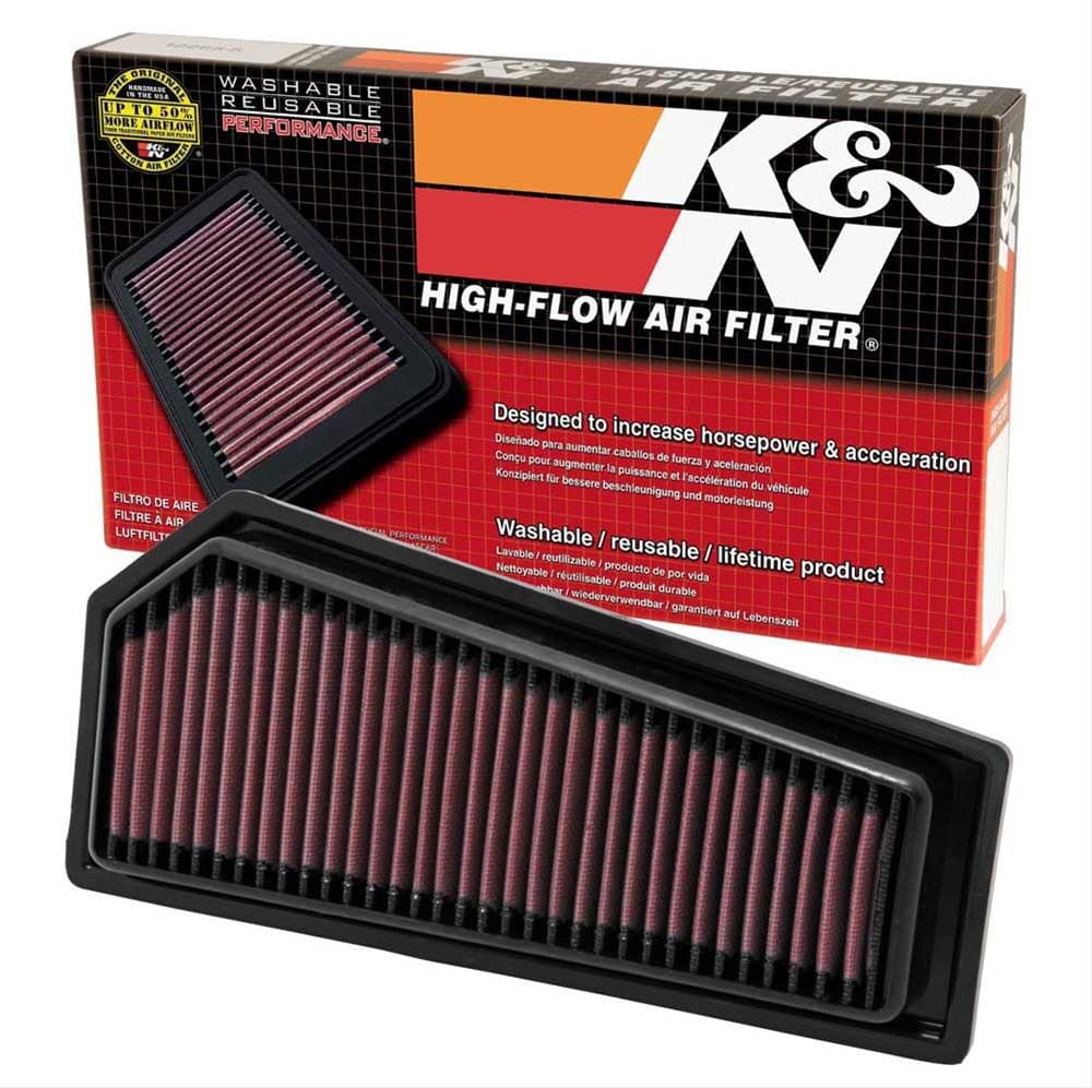 K&N Fits 2009-2013 Mercedes C180, C200, C250, E200, E250 1.8L - KN33-2965 K&N K&N Replacement Panel Filter KN33-2965 SR