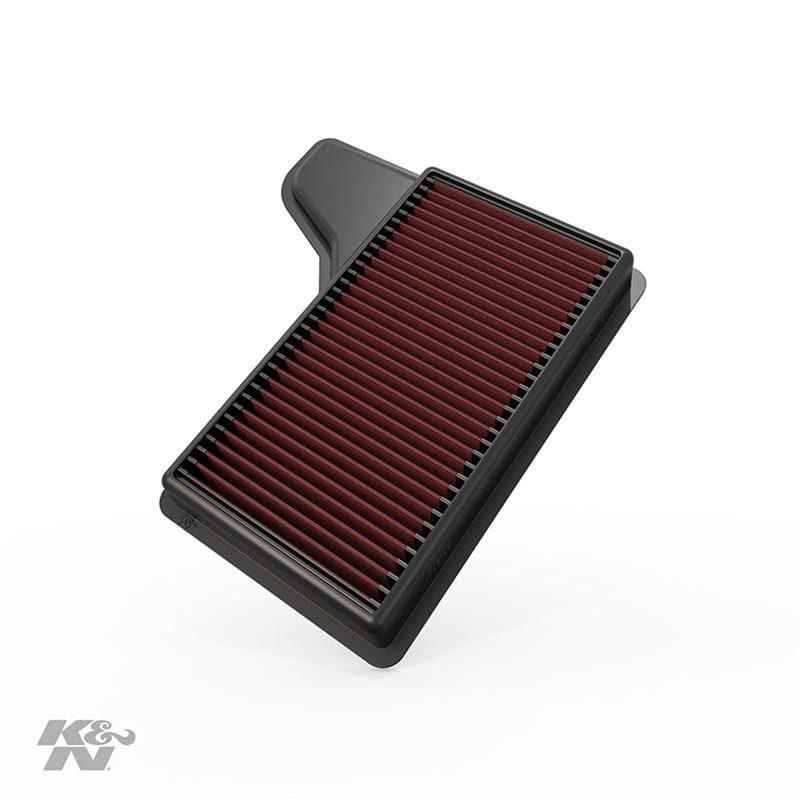 K&N Fits 2015-2016 Ford Mustang 2.3L Ecoboost, 3.7L V6 & Mustang GT 5.0L V8 - KN33-5029 K&N K&N Replacement Panel Filter KN33-5029 SR