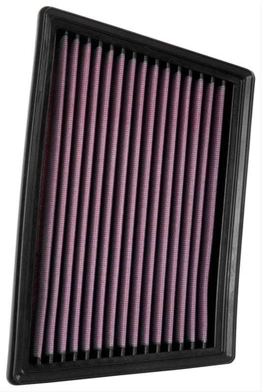 K&N Fits 2015-2018 Land Rover Evoque, Discovery Sport, Jaguar E-Pace 2.0L L4 Diesel & Jaguar E-Pace 2.0L L4 F/I - KN33-3073 K&N K&N Replacement Panel Filter KN33-3073 SR