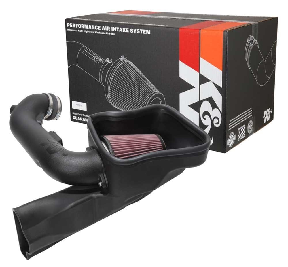 K&N Fits 2018 Ford Mustang GT 5.0L V8 F/I - KN63-2605 K&N K&N 63 Series Air-Charger Air Intake Kit KN63-2605 SR