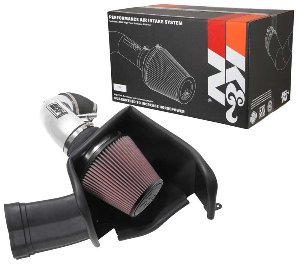 K&N Fits 2018 Ford Mustang GT 5.0L V8 F/I - KN69-3540TP K&N K&N 69 Series Typhoon Air Intake Kits KN69-3540TP SR