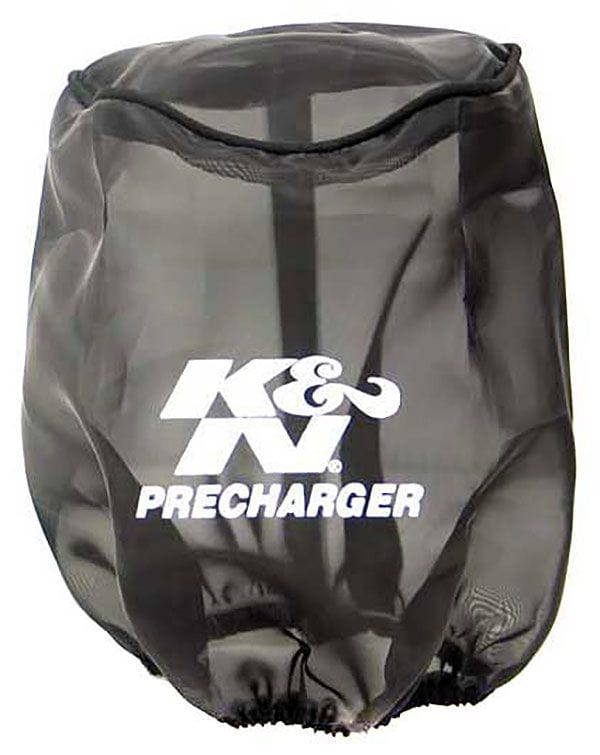 K&N Fits 6" ID Base With 4.625" ID Top x 6" H Filter - KN22-8033PK K&N K&N Black Round Tapered Precharger Filter Wrap KN22-8033PK SR