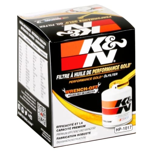 K&N Fits Chevrolet, Dodge, Chrysler, Buick, GMC - KNHP-1017 K&N K&N Performance Gold Oil Filter (Z663) KNHP-1017 SR