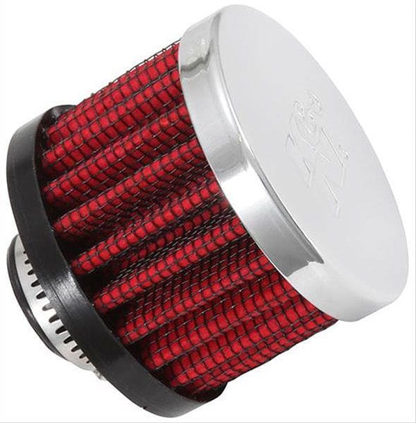 K&N With 1/2" (13mm) Hole - KN62-1330 K&N K&N Clamp-On Vent Filter 2 OD x 1-1/2 H KN62-1330 SR