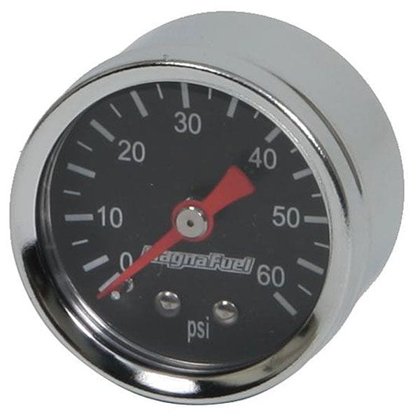 MAGNAFUEL 0-60 PSI, 1-1/2" O.D, Black Face MagnaFuel Fuel Pressure Gauge WIMP0102 SR
