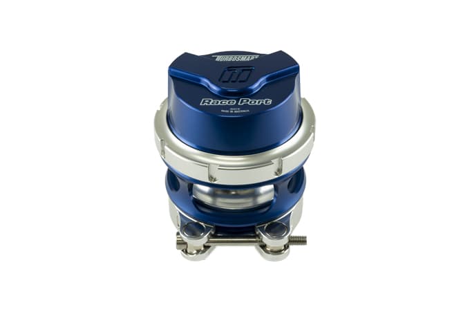 Turbosmart BOV Race Port Female GenV - Blue No Weld Flange