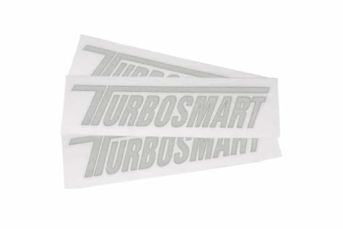 Turbosmart TS Car Decal - White 600mm x 130mm