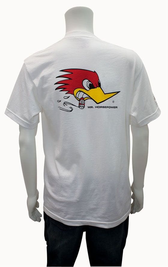 MOONEYES XX-Large Mooneyes Mr Horsepower White T-Shirt MNCST06WHXX SR