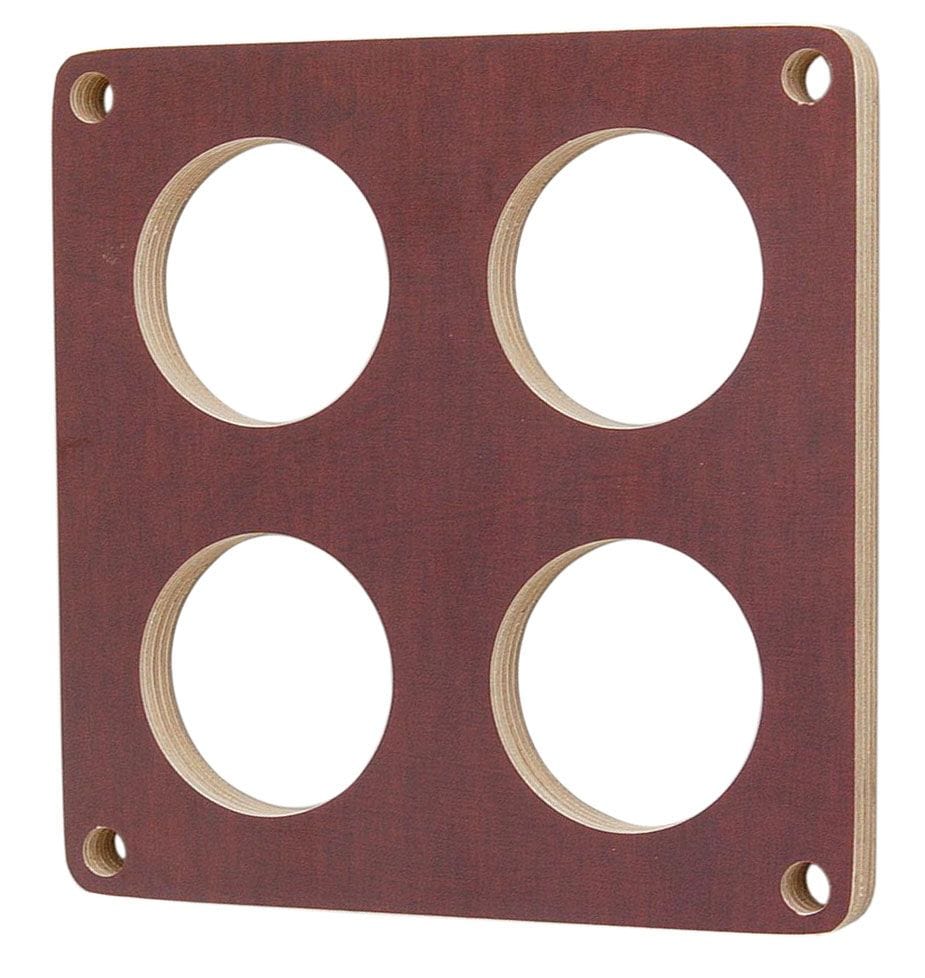 MOROSO 1/2" Thick 4-Hole (2" I.D Hole) Suits 4500 Holley Carburettors Moroso Laminated Wood Carburettor Spacer MO65017 SR